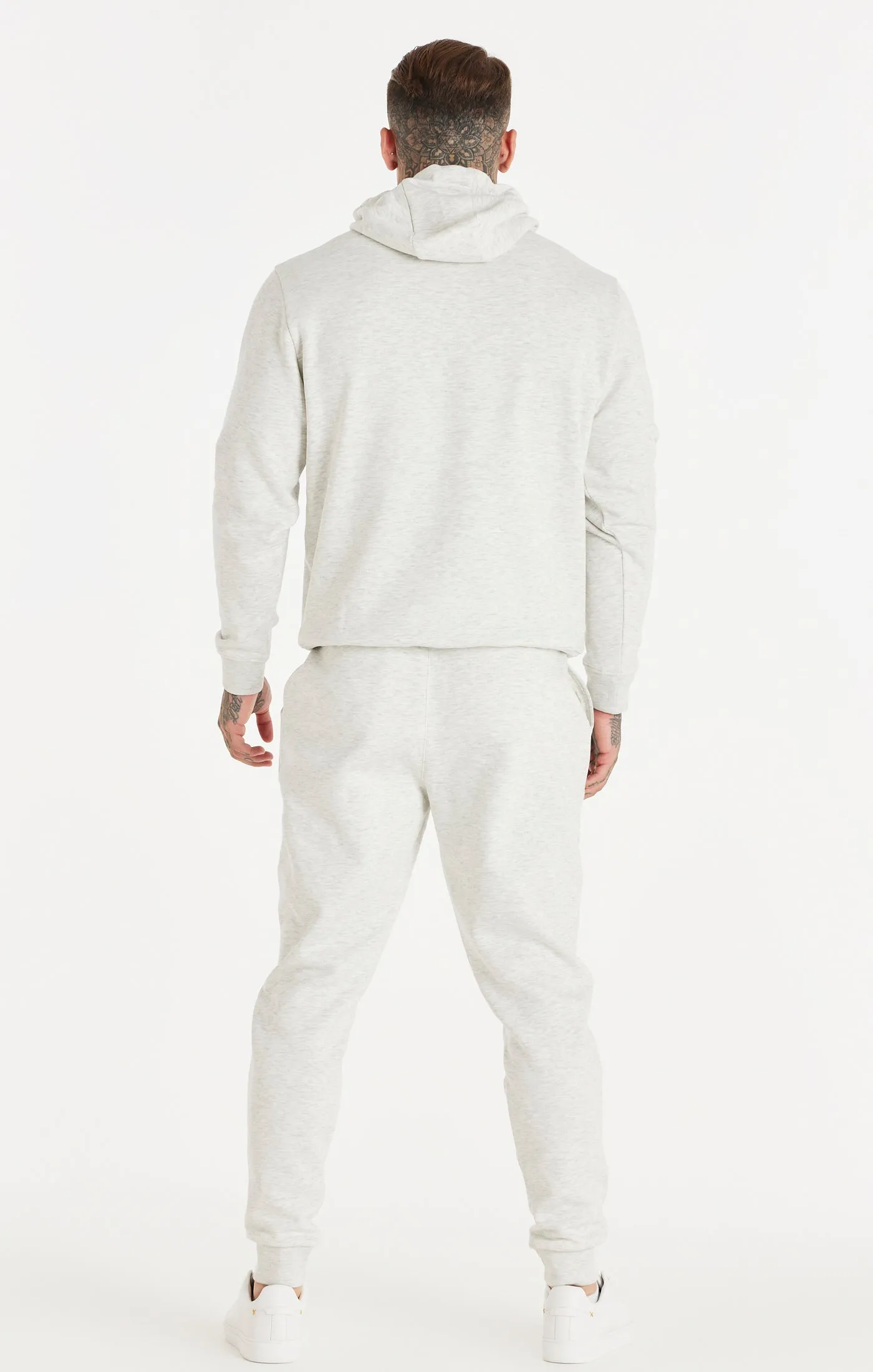 Snow Marl Essential Overhead Hoodie sold by Siksilk product image thumbnail 5