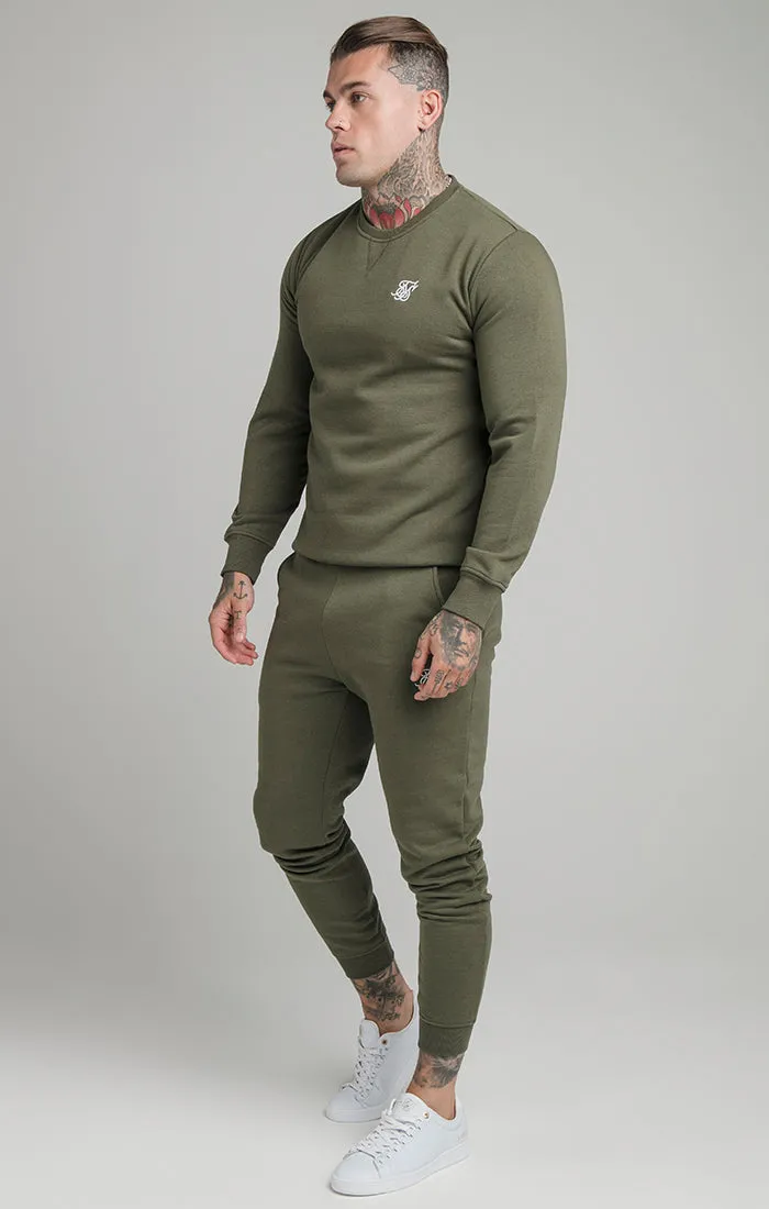Khaki Essential Crew Sweatshirt sold by Siksilk product image thumbnail 3