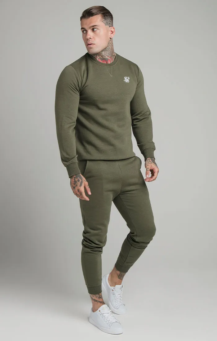 Khaki Essential Crew Sweatshirt sold by Siksilk product image thumbnail 4