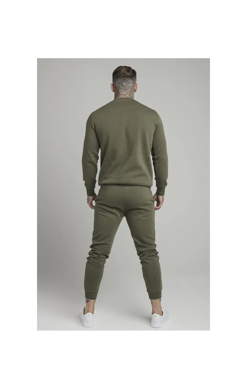 Khaki Essential Crew Sweatshirt sold by Siksilk product image thumbnail 5