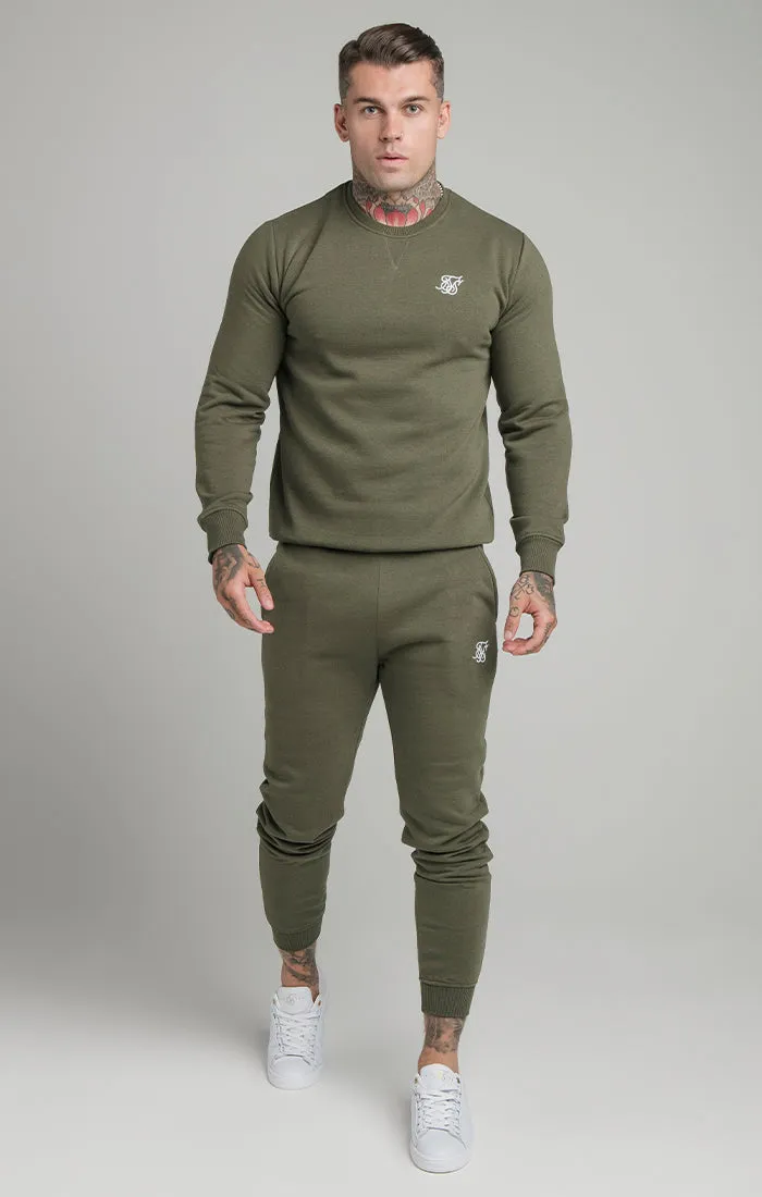 Khaki Essential Crew Sweatshirt sold by Siksilk product image thumbnail 2