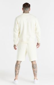 Ecru Essential Crew Sweatshirt sold by Siksilk