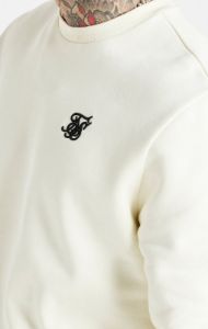 Ecru Essential Crew Sweatshirt sold by Siksilk