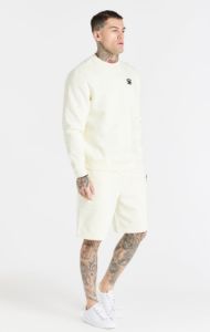 Ecru Essential Crew Sweatshirt sold by Siksilk