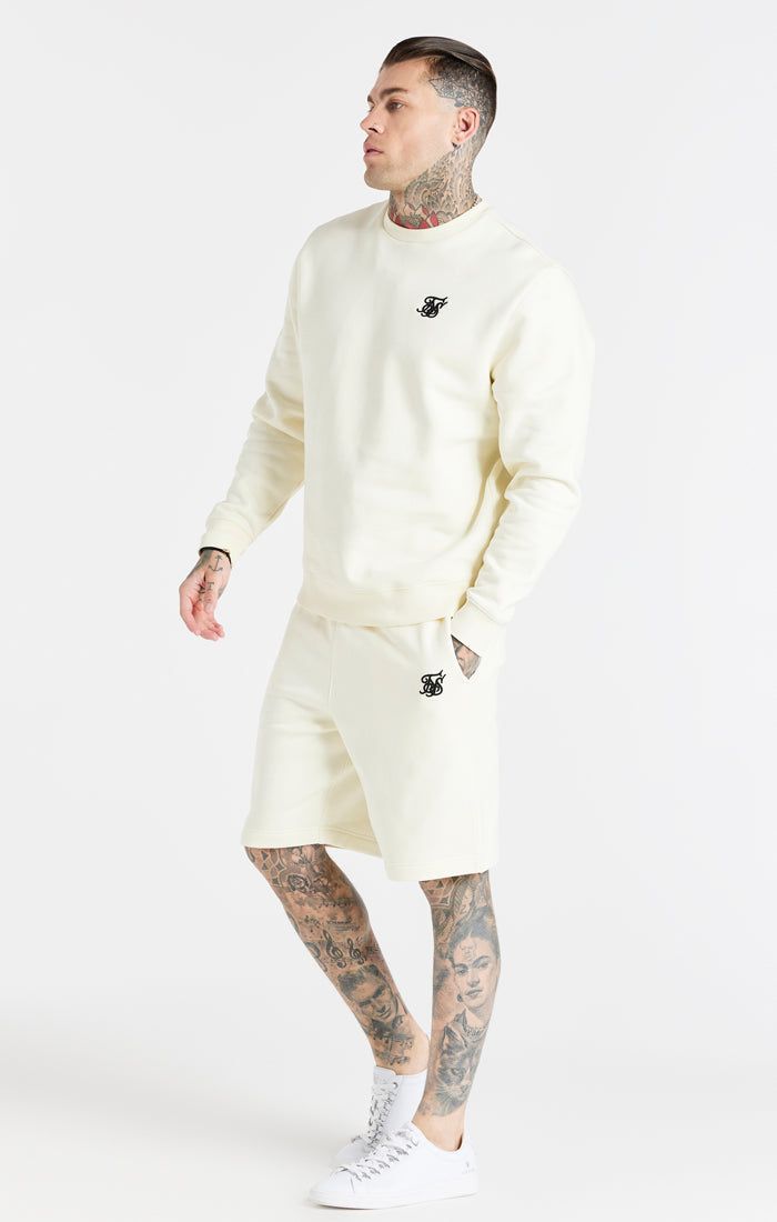 Ecru Essential Crew Sweatshirt sold by Siksilk product image thumbnail 4