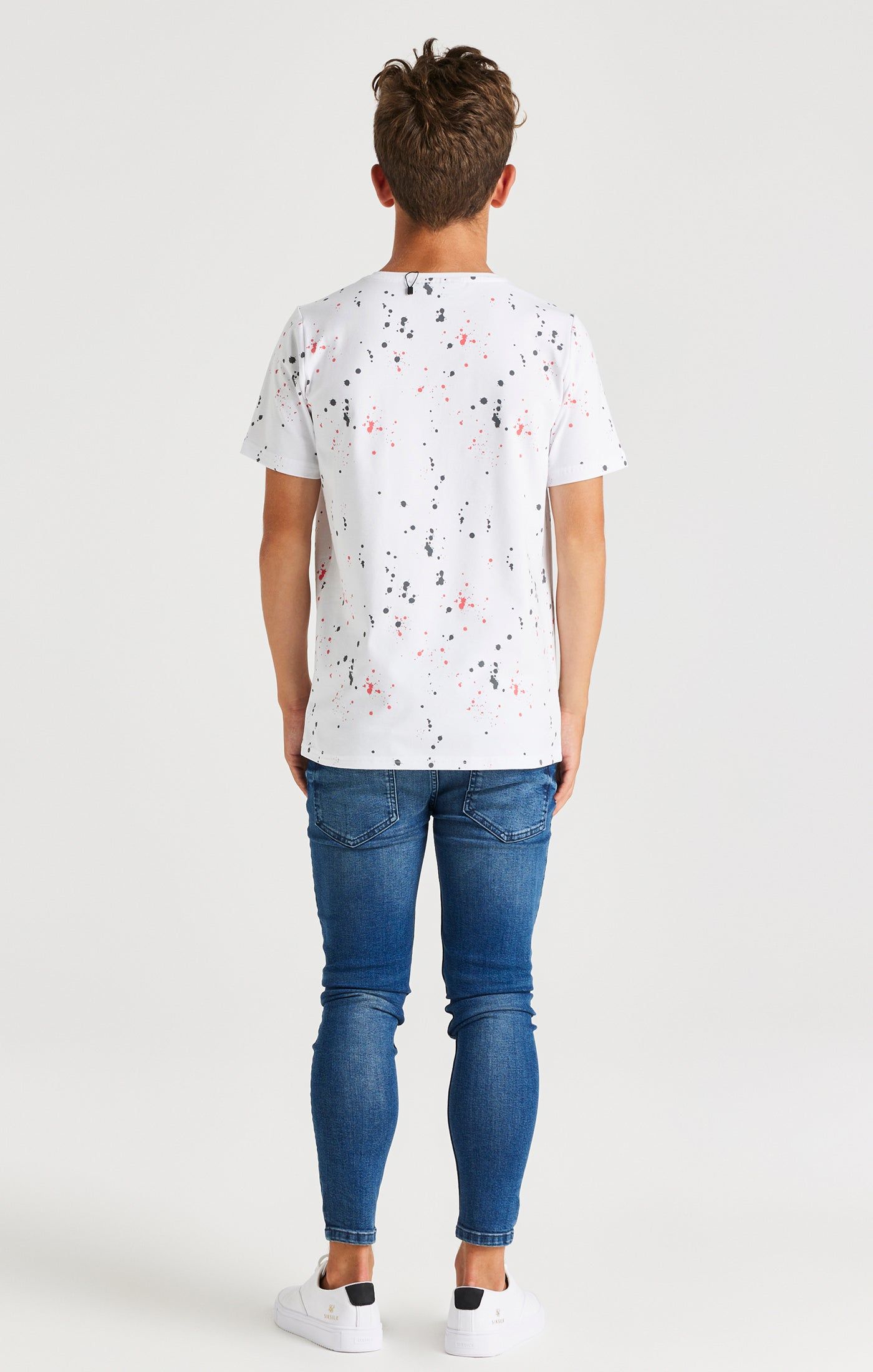 SikSilk Paint Splat Tee - White sold by Siksilk product image thumbnail 5