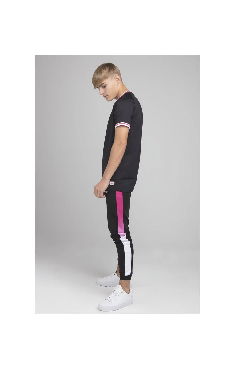 Illusive London Basketball Tee - Black sold by Siksilk product image thumbnail 3