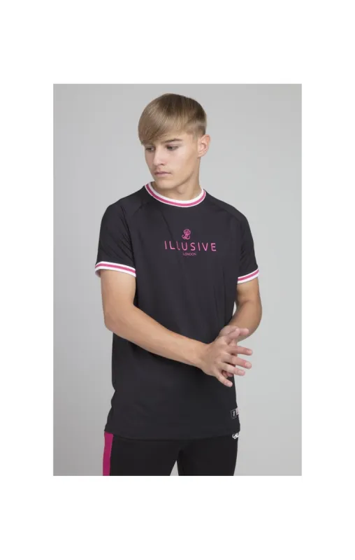 Illusive London Basketball Tee - Black sold by Siksilk