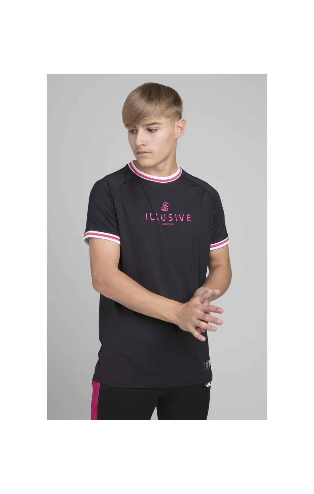 Illusive London Basketball Tee - Black sold by Siksilk