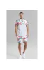 SikSilk Retro Tropics Baseball Tee - Ecru & Floral sold by Siksilk