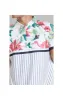 SikSilk Retro Tropics Baseball Tee - Ecru & Floral sold by Siksilk
