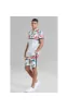 SikSilk Retro Tropics Baseball Tee - Ecru & Floral sold by Siksilk