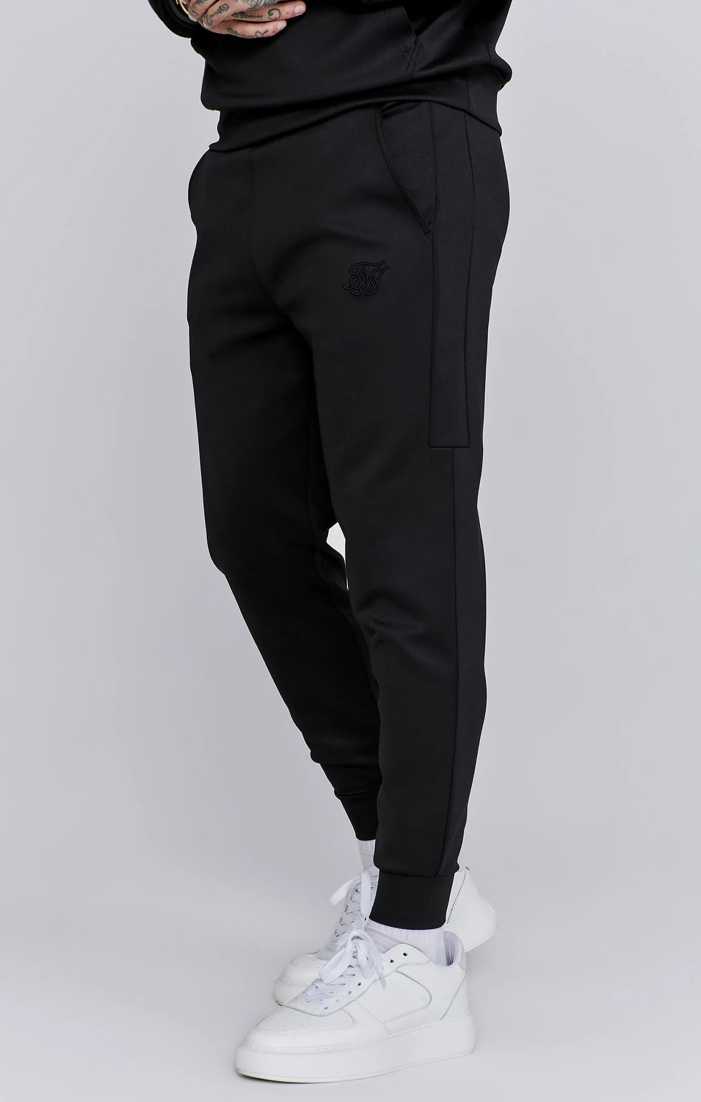 Black Hoodie and Joggers Set sold by Siksilk product image thumbnail 3