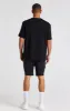 Black Crest Oversized T-Shirt sold by Siksilk