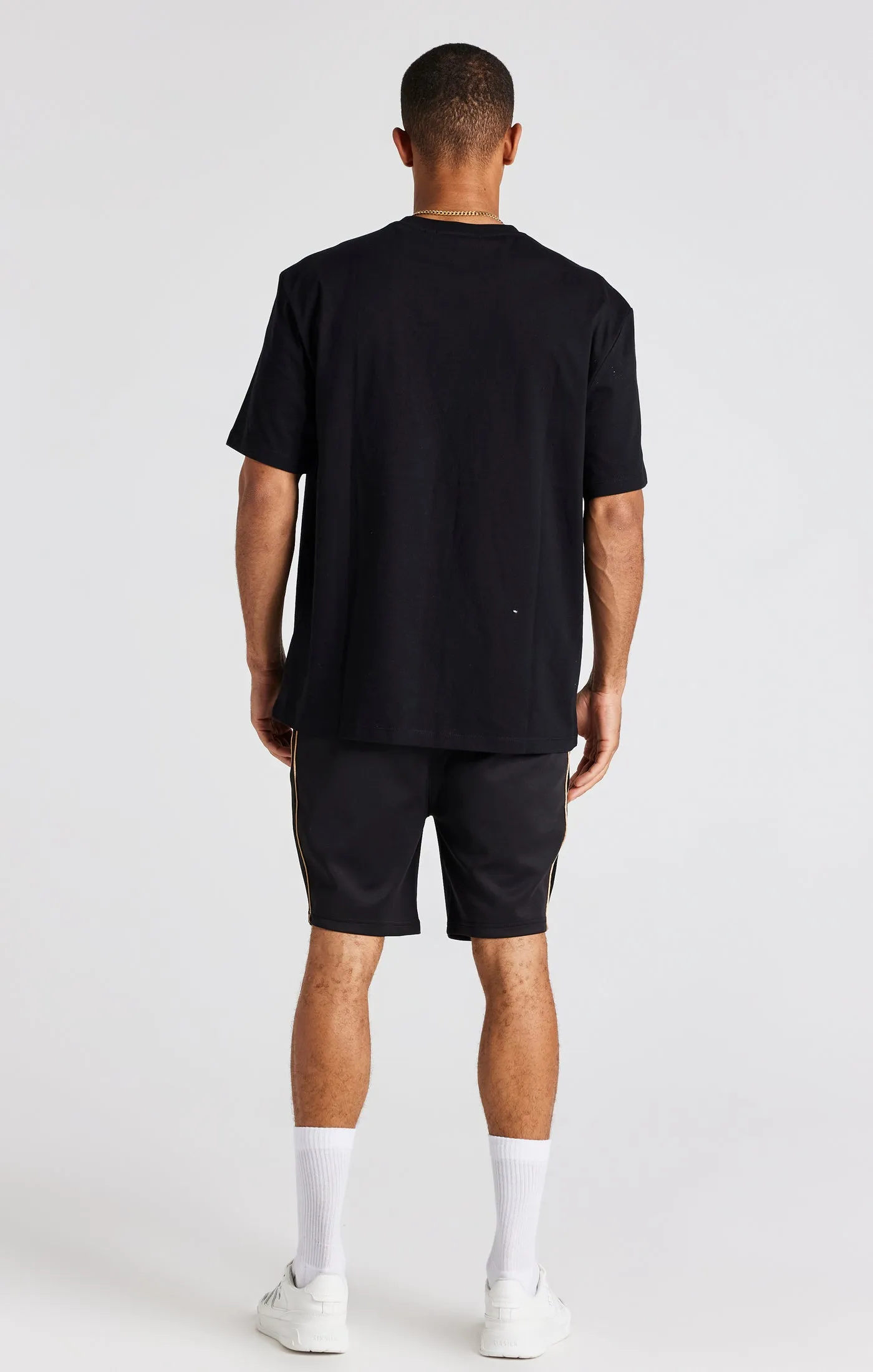 Black Crest Oversized T-Shirt sold by Siksilk product image thumbnail 5