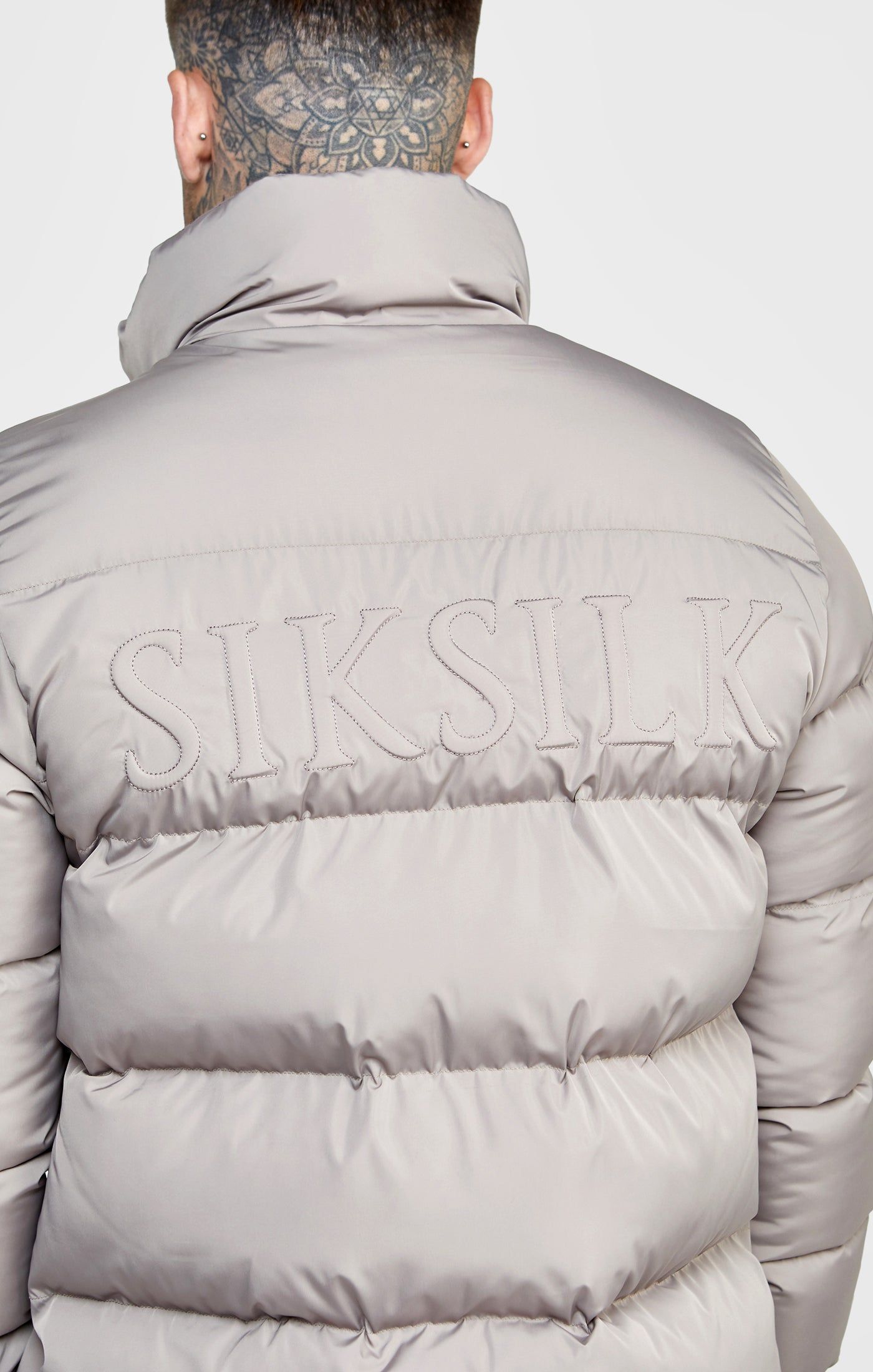 Stone Embossed Logo Bubble Jacket sold by Siksilk product image thumbnail 7