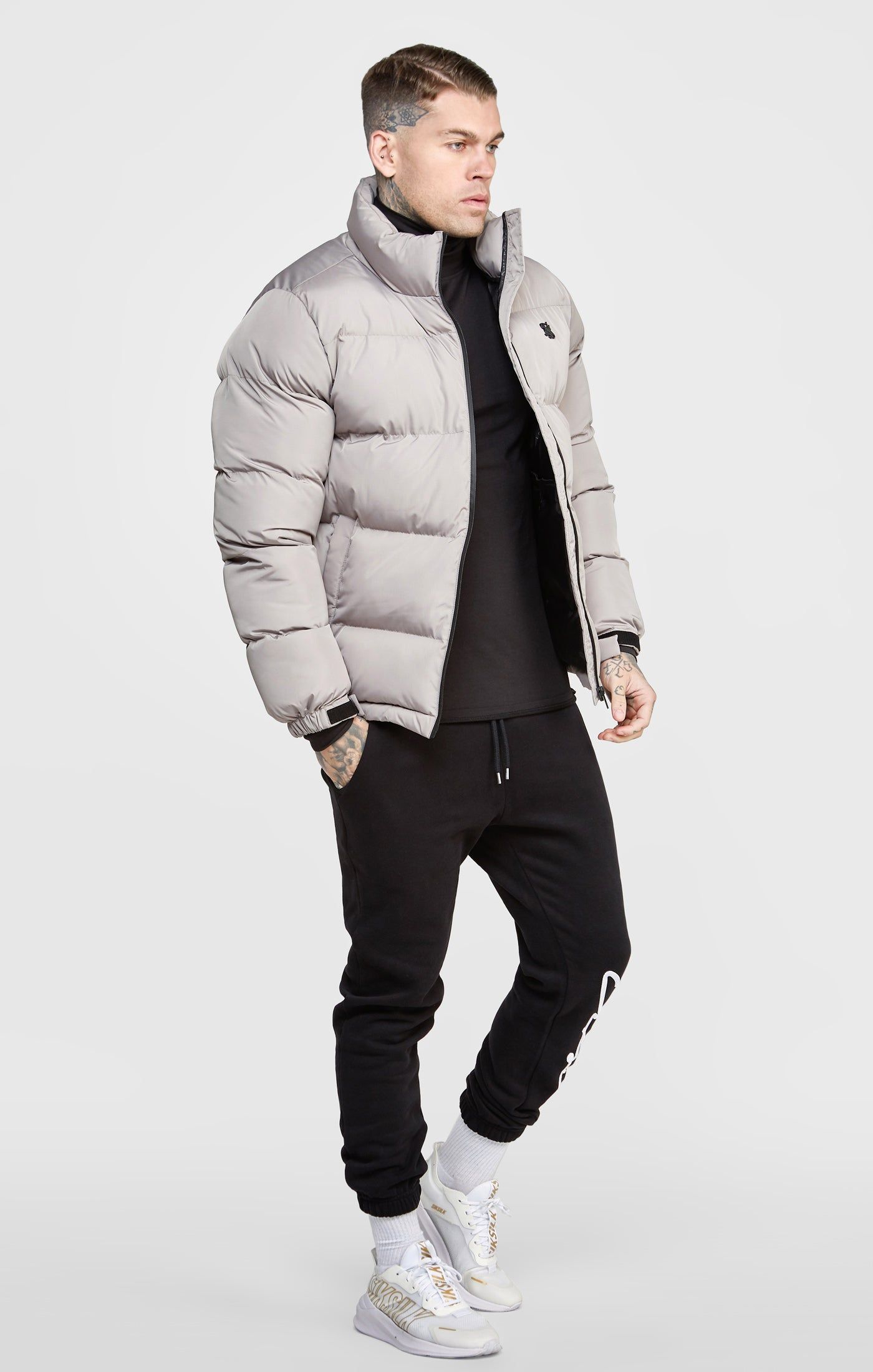 Stone Embossed Logo Bubble Jacket sold by Siksilk product image thumbnail 4