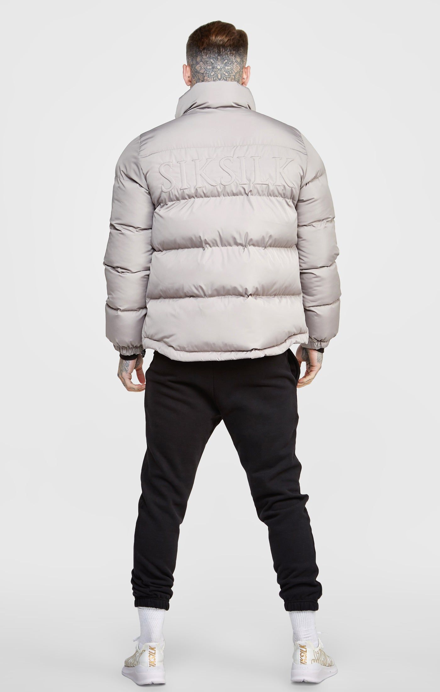 Stone Embossed Logo Bubble Jacket sold by Siksilk product image thumbnail 5