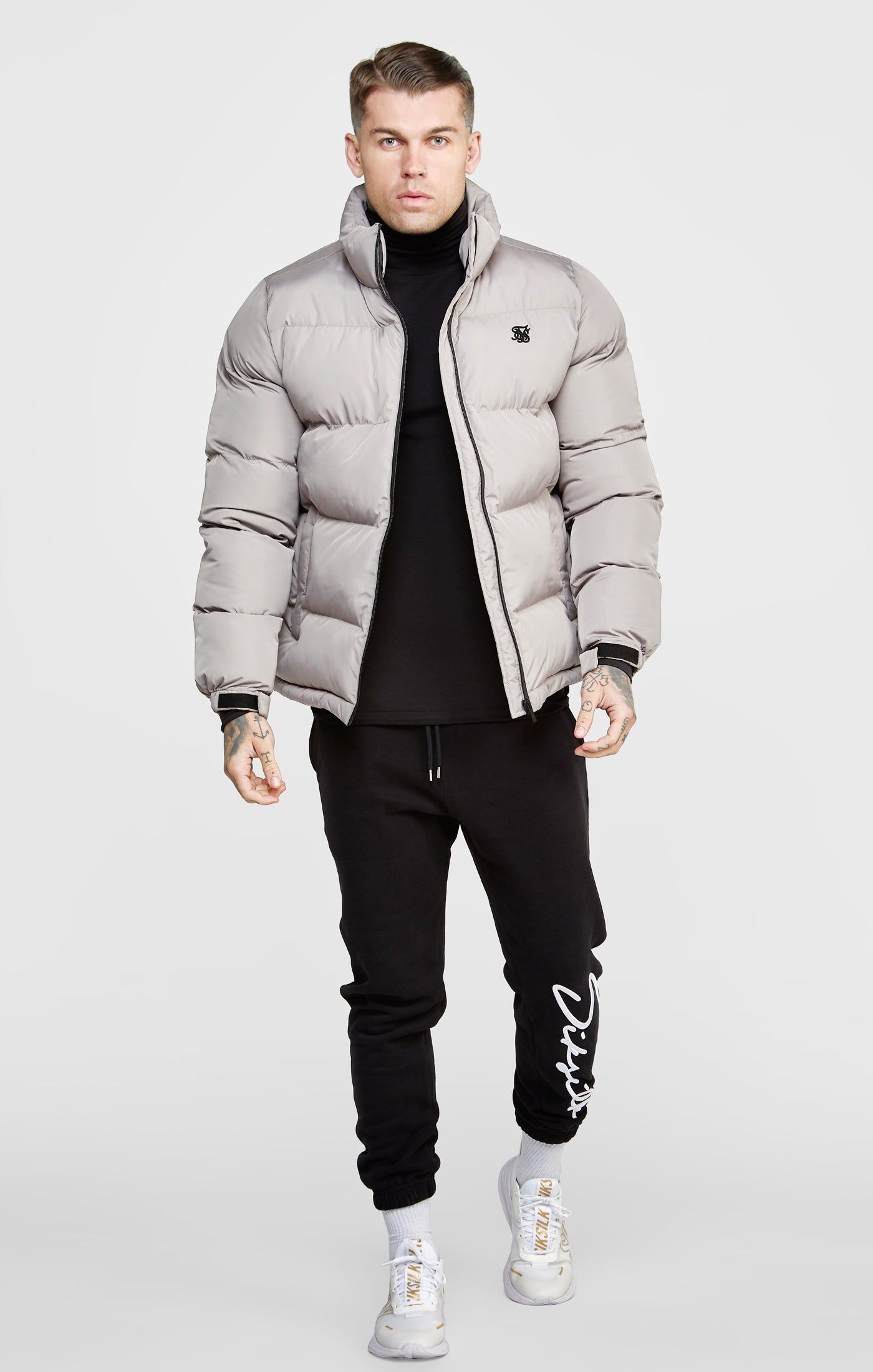 Stone Embossed Logo Bubble Jacket sold by Siksilk product image thumbnail 3