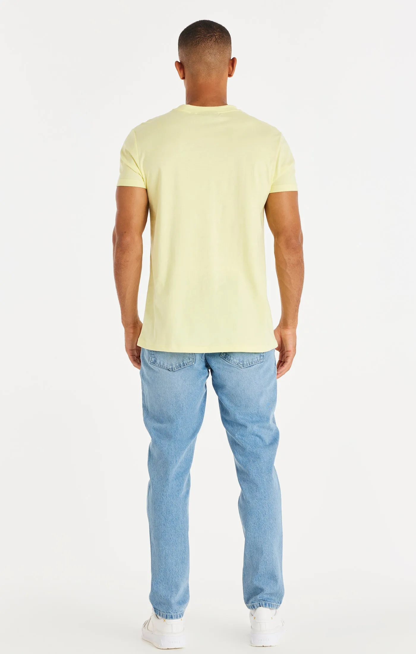 Yellow Varsity Box T-Shirt sold by Siksilk product image thumbnail 5