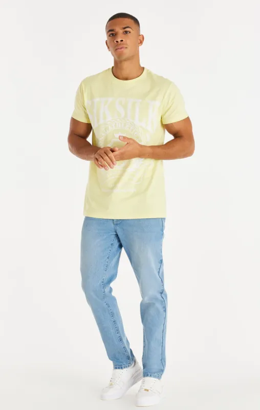 Yellow Varsity Box T-Shirt sold by Siksilk
