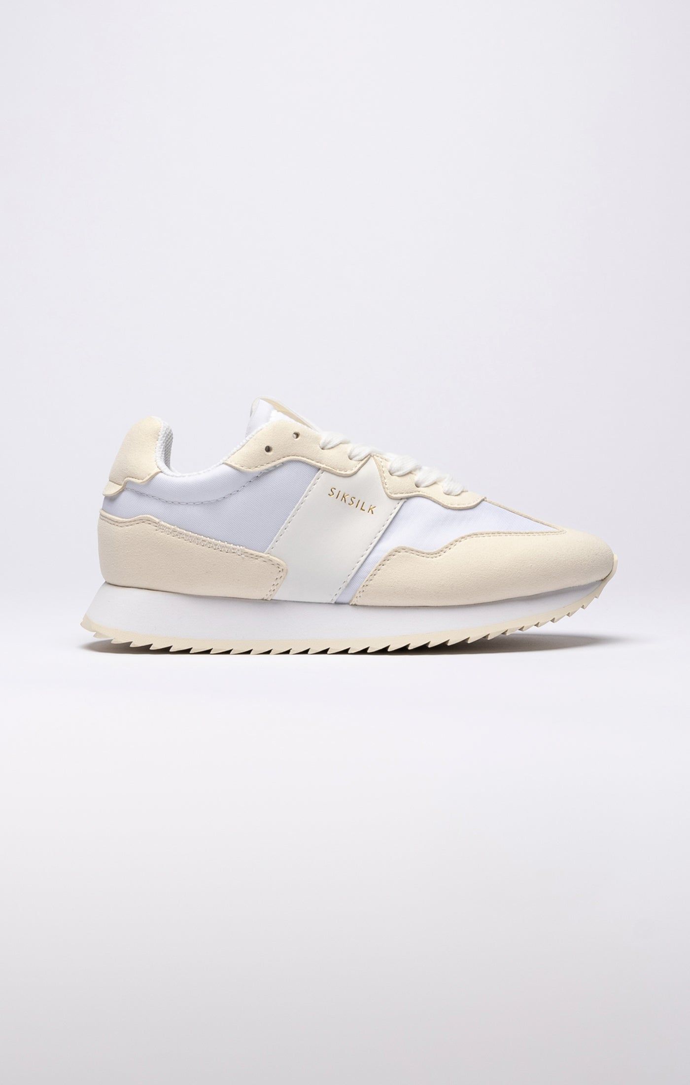 White Retro Running Trainer sold by Siksilk