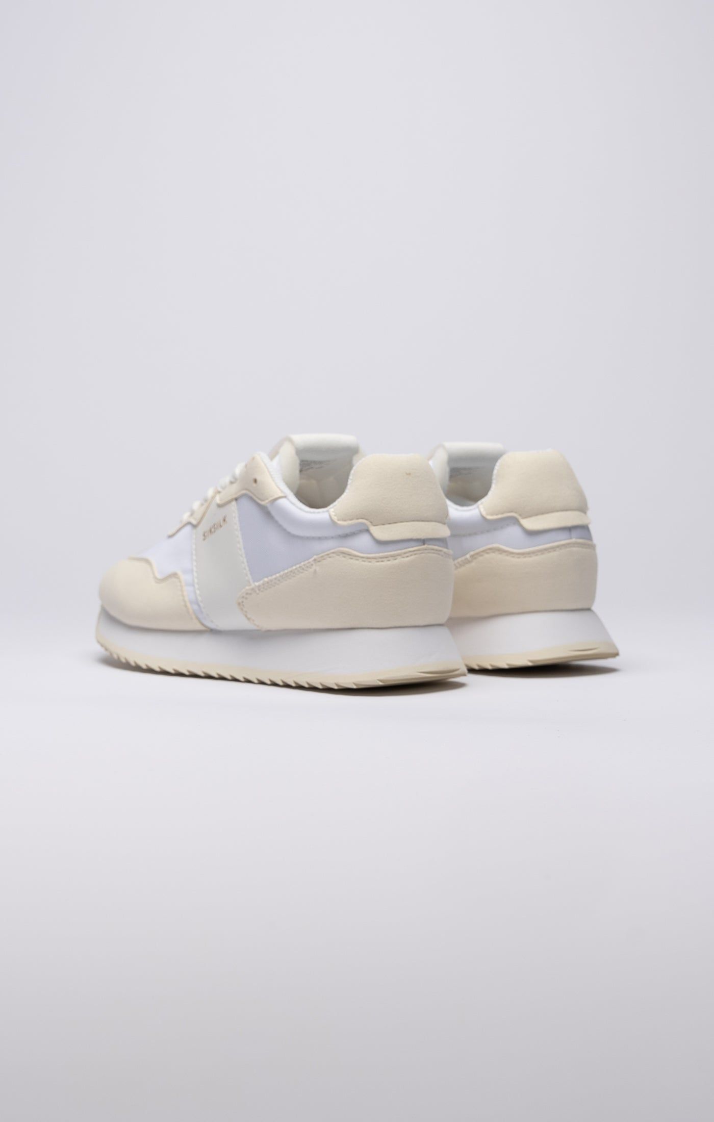White Retro Running Trainer sold by Siksilk product image thumbnail 5