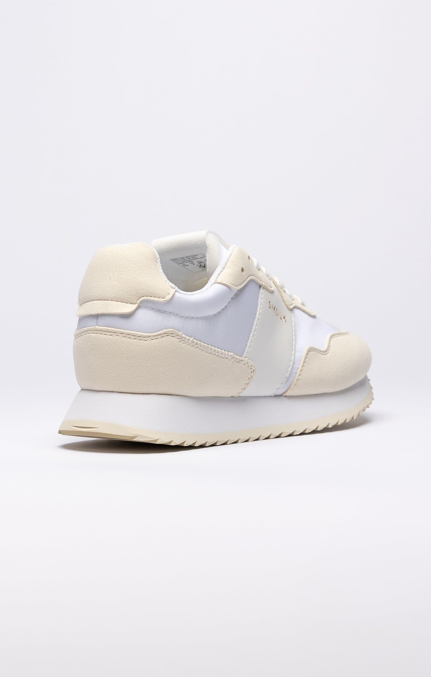 White Retro Running Trainer sold by Siksilk product image thumbnail 2