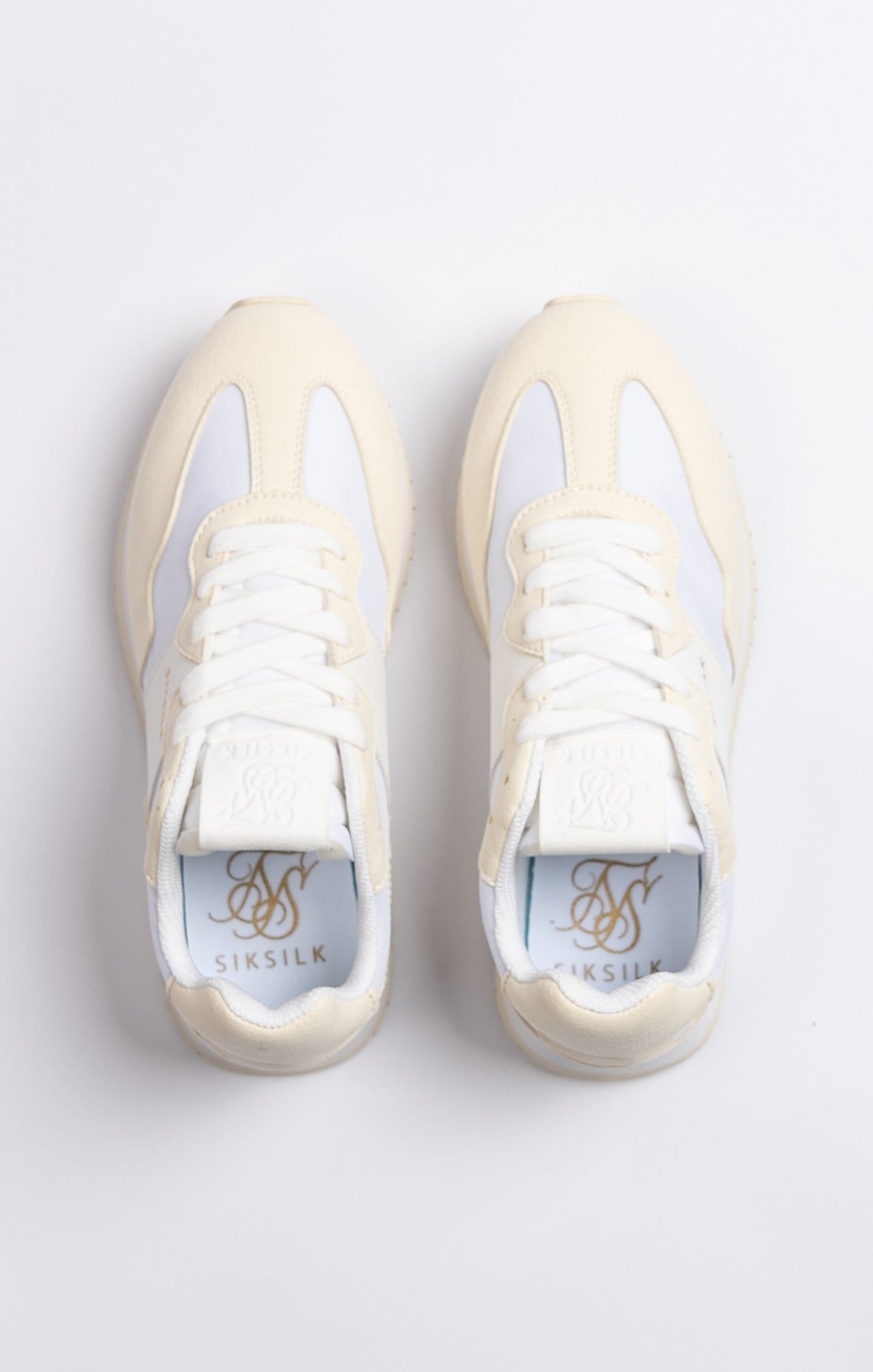 White Retro Running Trainer sold by Siksilk product image thumbnail 6