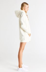SikSilk Signature Oversize Hoodie Dress - Ecru sold by Siksilk