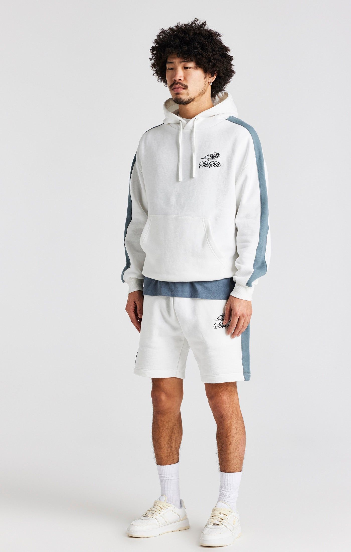White Rose Oversized Hoodie sold by Siksilk product image thumbnail 4