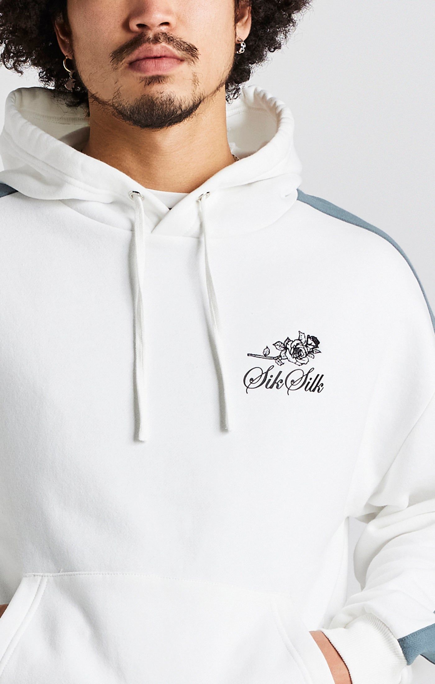 White Rose Oversized Hoodie sold by Siksilk product image thumbnail 2