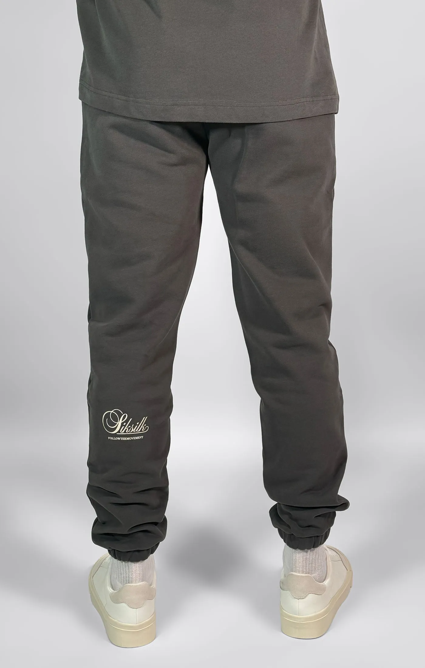 Grey Graphic Joggers sold by Siksilk