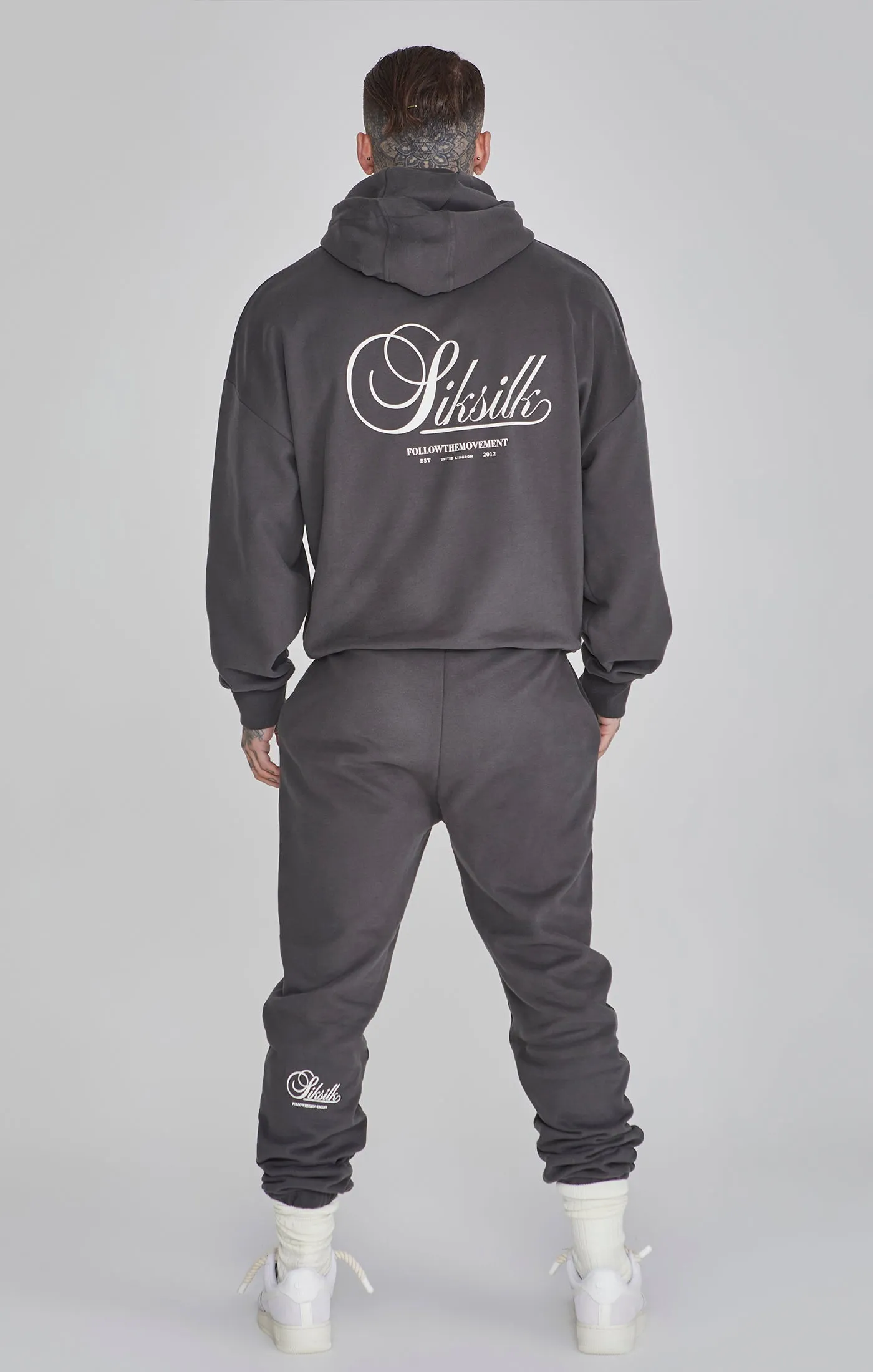 Grey Graphic Joggers sold by Siksilk product image thumbnail 5