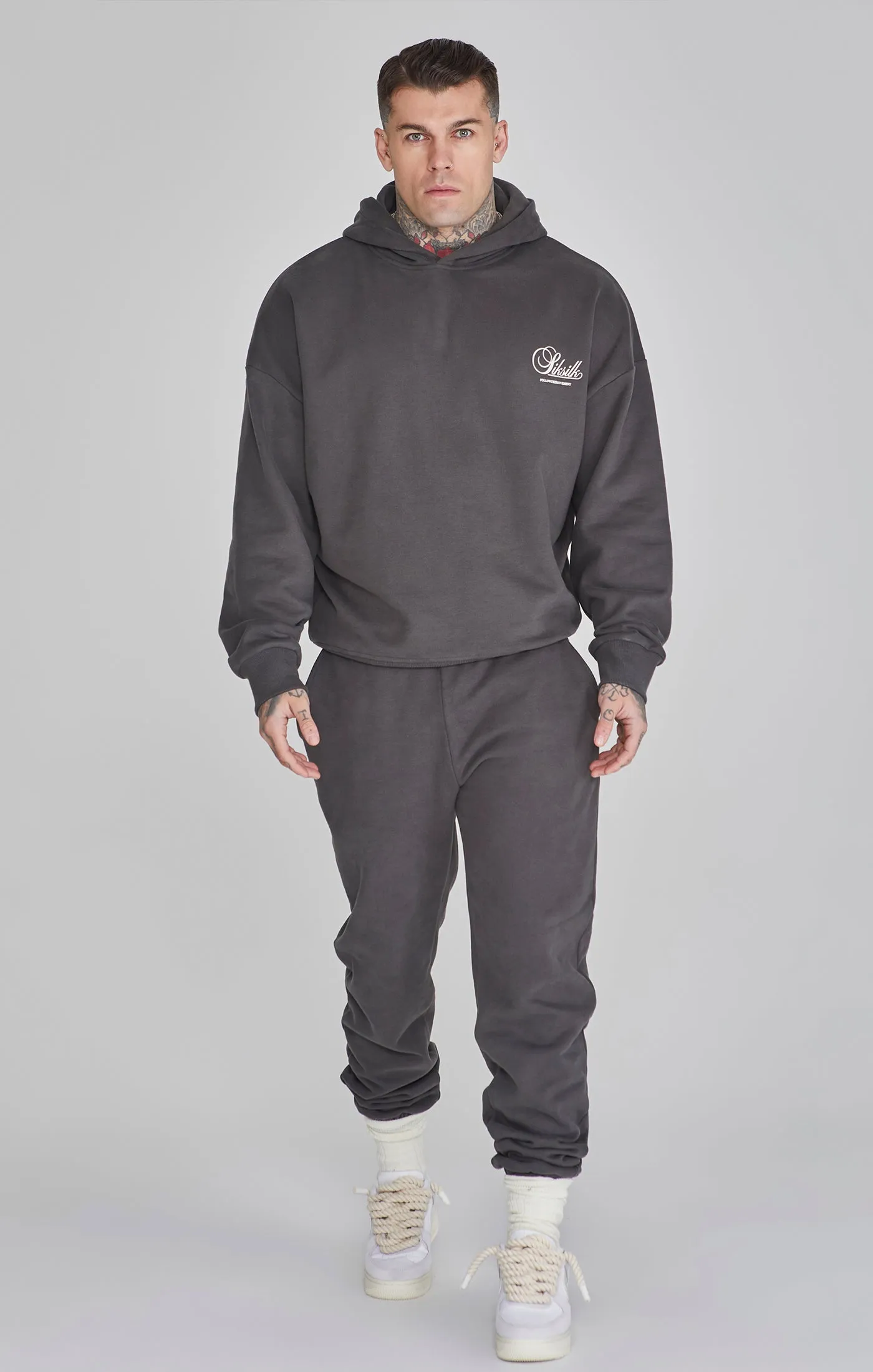 Grey Graphic Joggers sold by Siksilk product image thumbnail 4