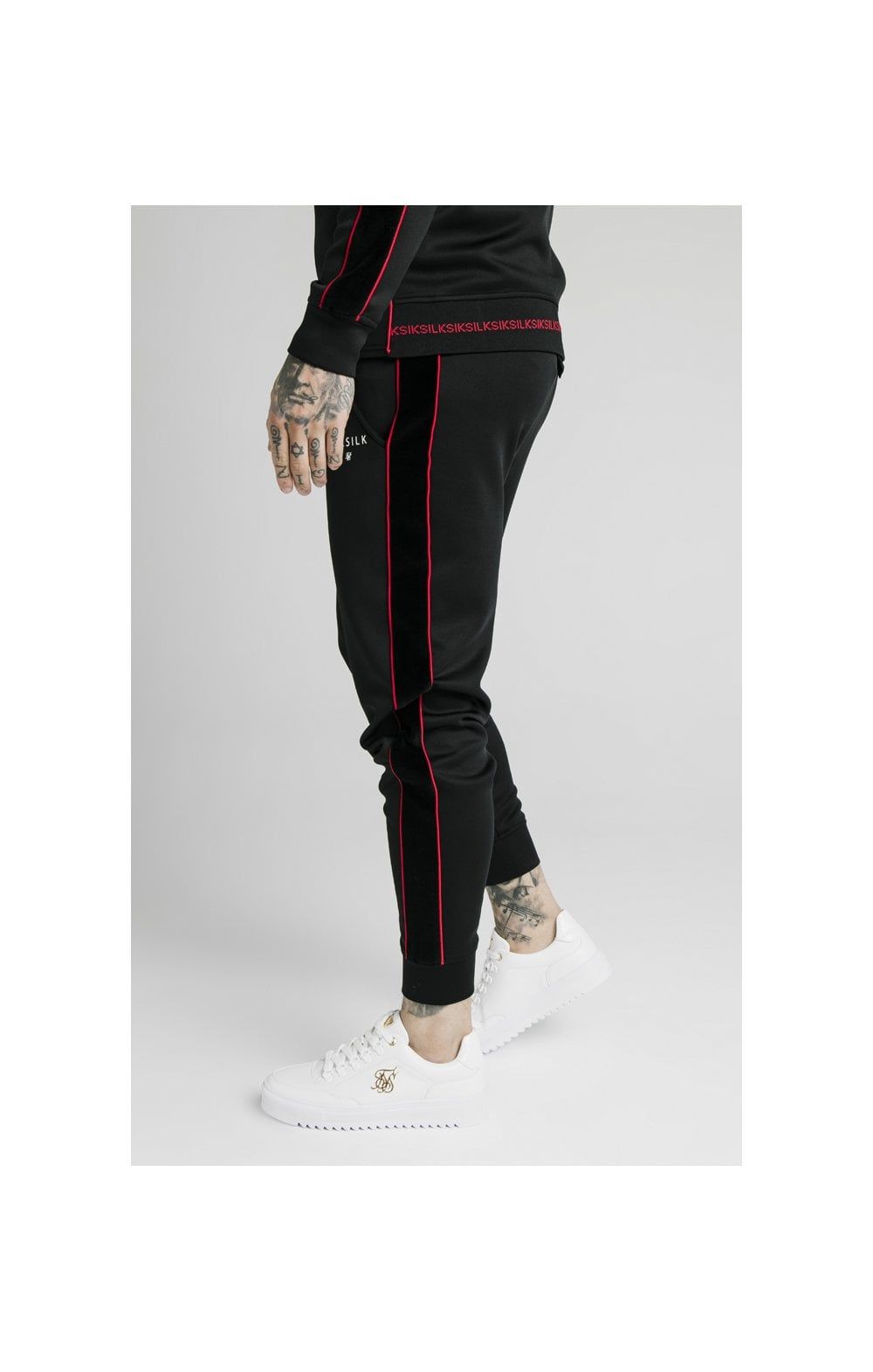 SikSilk Imperial Cuffed Jogger - Black sold by Siksilk product image thumbnail 6