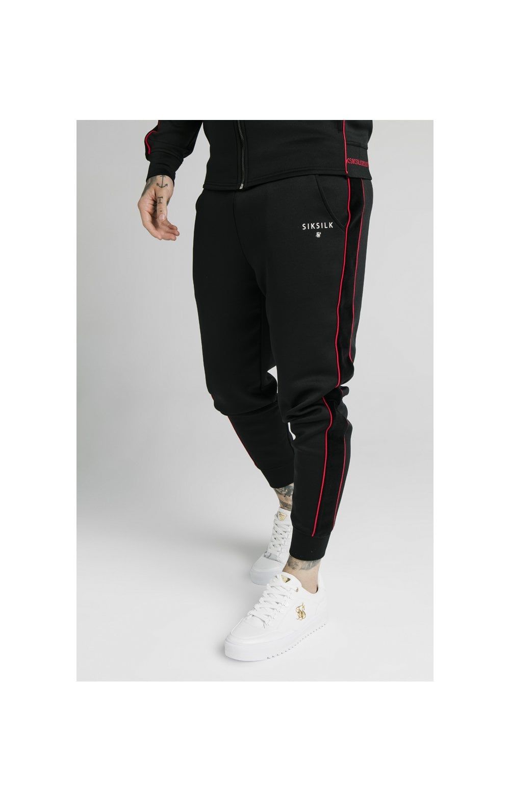 SikSilk Imperial Cuffed Jogger - Black sold by Siksilk product image thumbnail 3