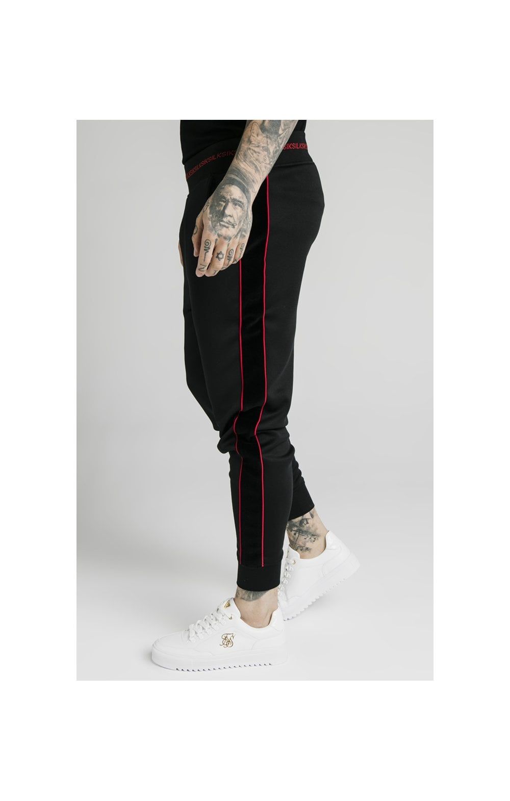 SikSilk Imperial Cuffed Jogger - Black sold by Siksilk product image thumbnail 4