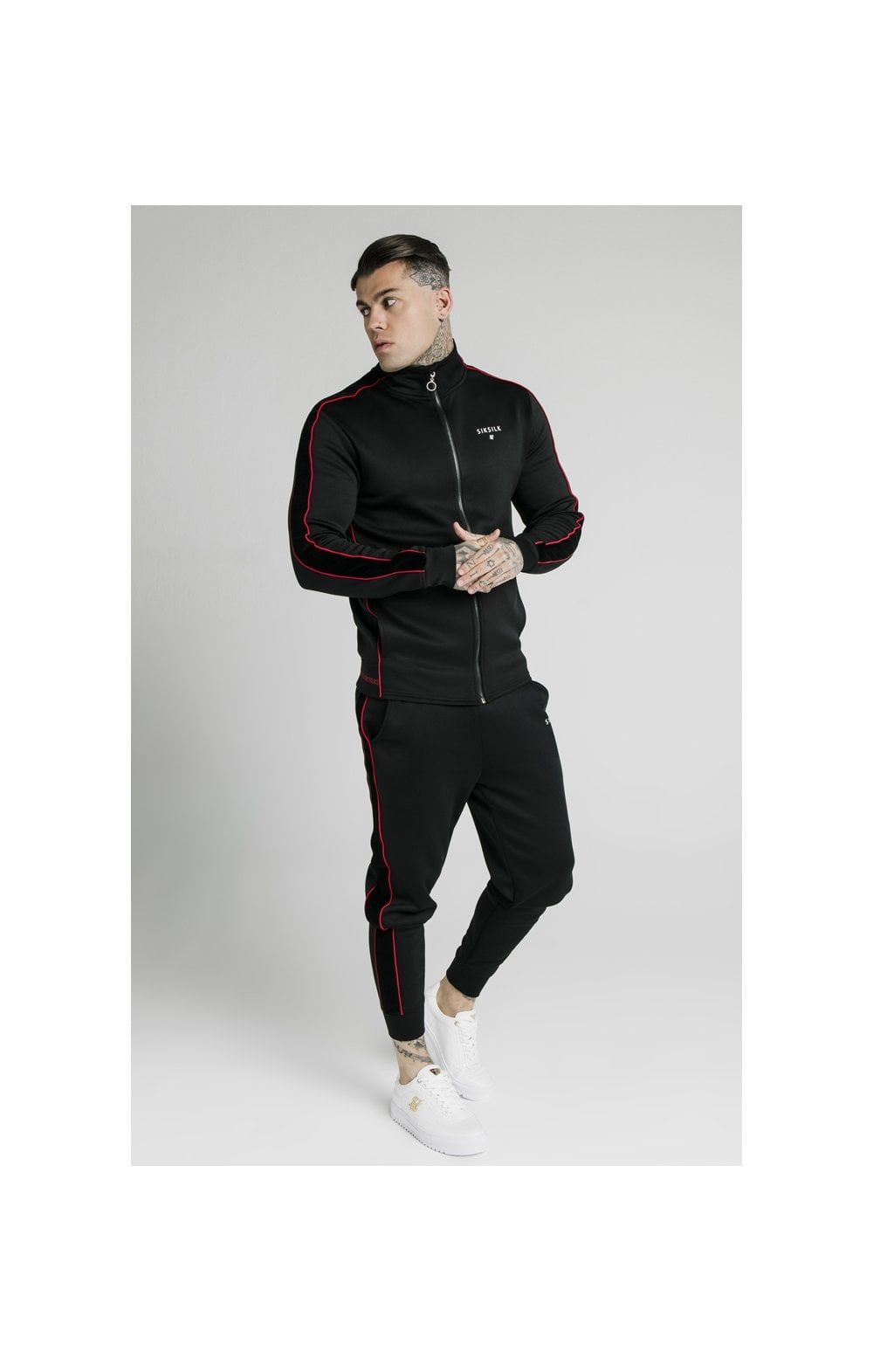 SikSilk Imperial Cuffed Jogger - Black sold by Siksilk product image thumbnail 5
