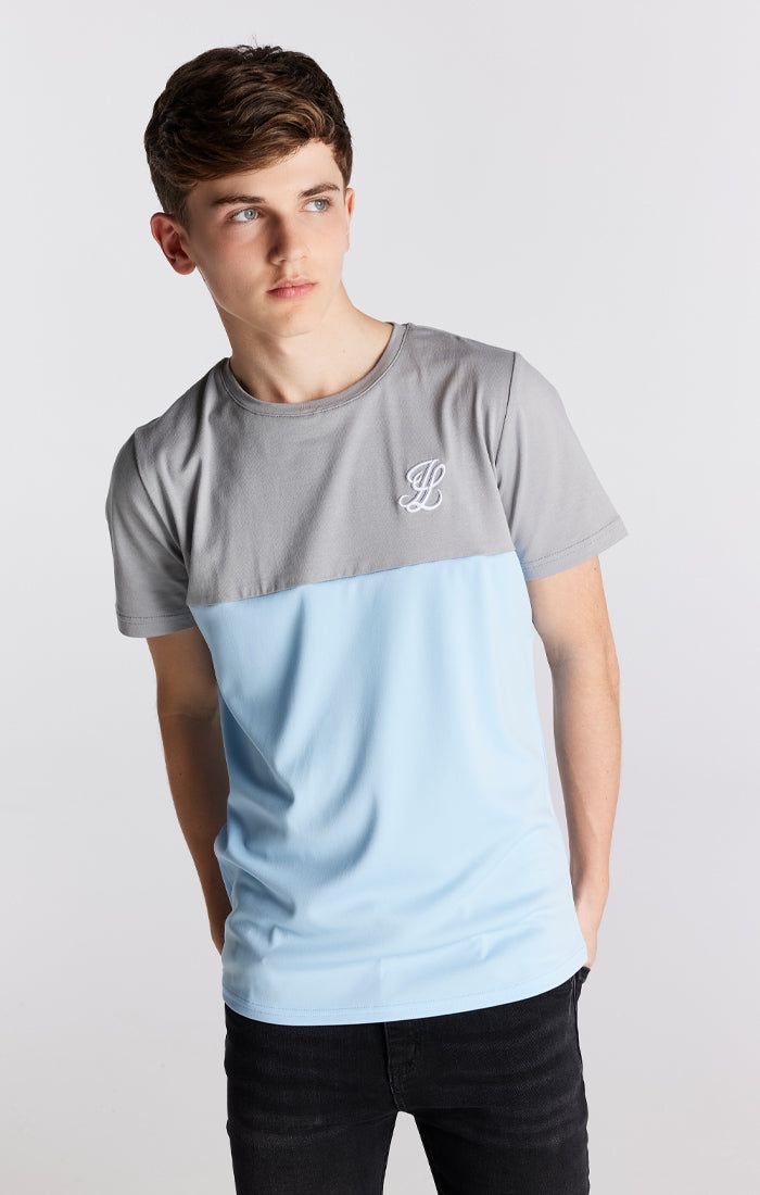 Boys Illusive Grey Cut And Sew T-Shirt sold by Siksilk product image thumbnail 3