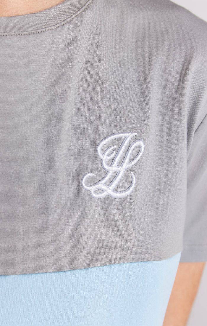 Boys Illusive Grey Cut And Sew T-Shirt sold by Siksilk product image thumbnail 2