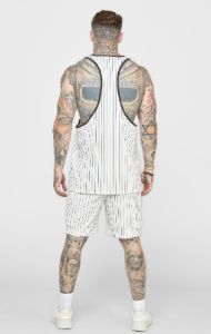 Ecru Anniversary Racer Back Vest sold by Siksilk
