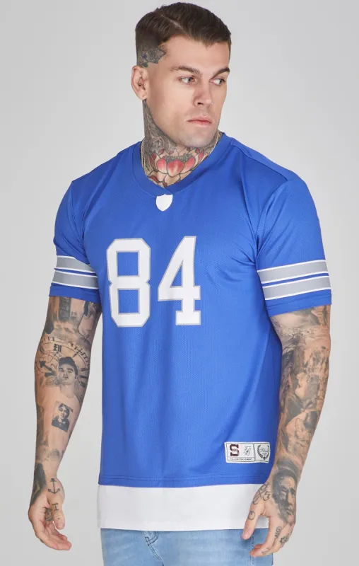 Blue Sports T-Shirt made by Siksilk