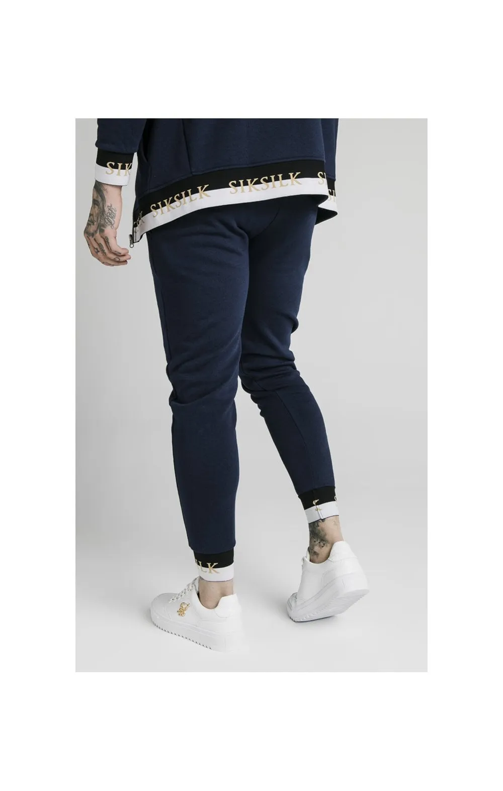SikSilk Deluxe Fitted Jogger - Navy sold by Siksilk product image thumbnail 5