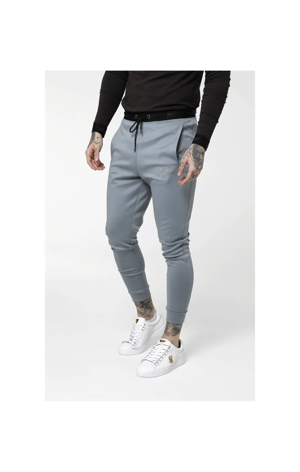 SikSilk Agility Track Pants - Ice Grey sold by Siksilk product image thumbnail 2