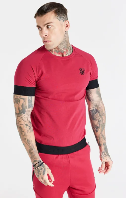 Pink Elastic Cuff T-Shirt sold by Siksilk