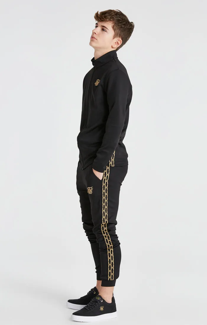 Boys Black Taped Jogger sold by Siksilk product image thumbnail 4