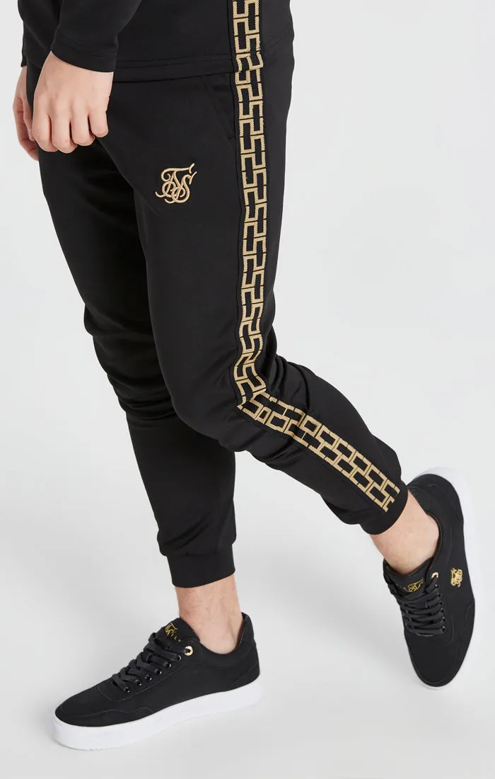 Boys Black Taped Jogger sold by Siksilk