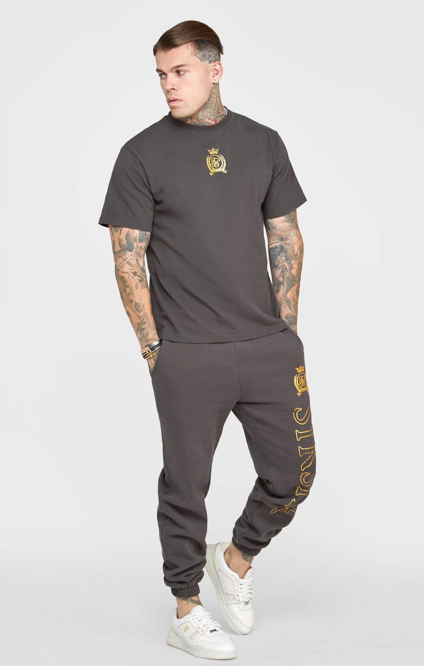Black Foil T-Shirt sold by Siksilk product image thumbnail 4