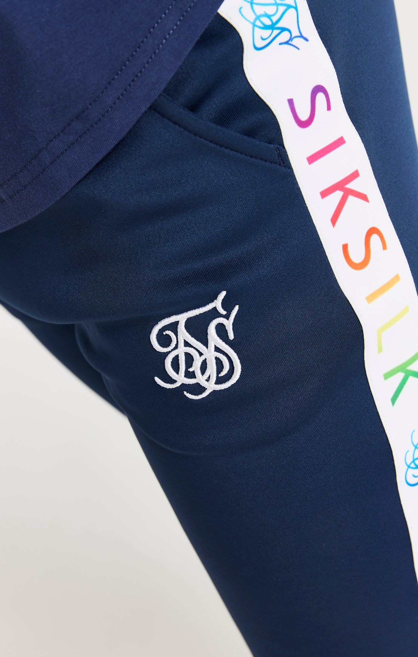 SikSilk Rainbow Joggers - Navy sold by Siksilk product image thumbnail 6